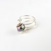 Spiral Wrapped Pearl Layer Ring