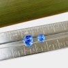 Sapphire Blue Swarovski Crystals on scale ruler