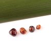 variety of dark amber chip beads