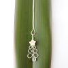 Christmas Tree Necklace in eco sterling silver with Ivory Mother of Pearl Star