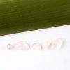 mixed number of pale pink rose quartz beads