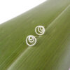 Triple Circle Stud Earrings in recycled Sterling Silver