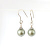 Green Christmas Bauble_White background Green Christmas Bauble_White background