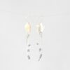 white background angled view of Wishing Star Earrings