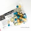 Teen bracelet DIY pack in turquoise, gold and amber