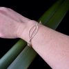 two leaves unisex bracelet inspired by the NZ kauri tree