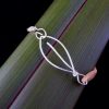 Hypoallergenic Leaf jewellery in recycled Sterling Silver and soft faux suede cord