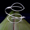 Leaf Cuff can be adjusted to fit wrist