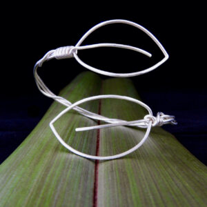 Leaf Cuff can be adjusted to fit wrist