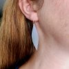 Long leaf earrings made with nickel free recycled Sterling Silver handmade earring hooks