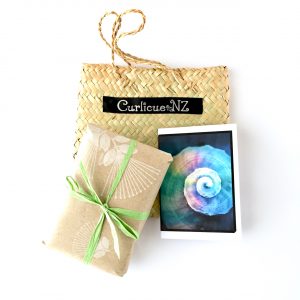 Premium Gift Wrapping Service with flax kete and home made gift card