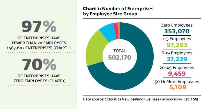 Small business make up in NZ