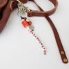 'GRANNY' personalised bag charm or key ring in red