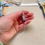 Handmaking a Peas in a Pod necklace