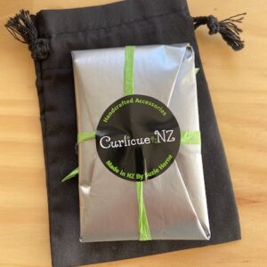 Tissue wrapped jewellery on Cotton Bag
