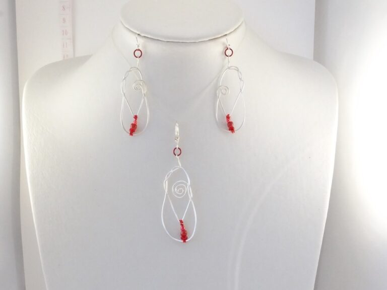 Jandal Earrings_Pendant Set